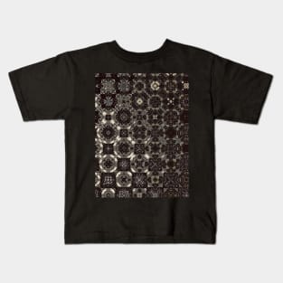 Black and White Pattern Transition - WelshDesignsTP002 Kids T-Shirt